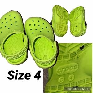 CROCS Kids Bright Green Sandals